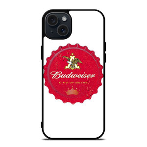 BUDWEISER BEER BOTTLE CAP iPhone 15 Plus Case Cover BUDWEISER BEER BOTTLE CAP iPhone 15 Plus Case Cover