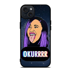 CARDI B FACE CARTOON iPhone 15 Plus Case Cover