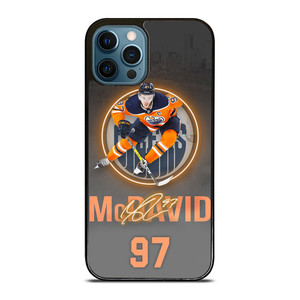 CONNOR MCDAVID EDMONTON OILERS PLAYER iPhone 12 Pro Max Case Cover