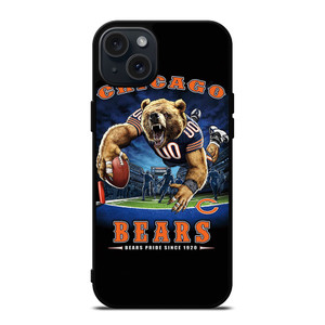 CHICAGO BEARS FOOTBALL MASCOT iPhone 15 Plus Case Cover CHICAGO BEARS FOOTBALL MASCOT iPhone 15 Plus Case Cover