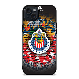 CHIVAS DE GUADALAJARA ART iPhone 15 Plus Case Cover CHIVAS DE GUADALAJARA ART iPhone 15 Plus Case Cover