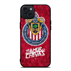 CHIVAS DE GUADALAJARA FOOTBALL iPhone 15 Plus Case Cover CHIVAS DE GUADALAJARA FOOTBALL iPhone 15 Plus Case Cover
