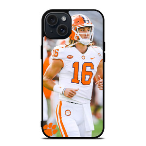 CLEMSON FOOTBALL TREVOR LAWRENCE iPhone 15 Plus Case Cover CLEMSON FOOTBALL TREVOR LAWRENCE iPhone 15 Plus Case Cover