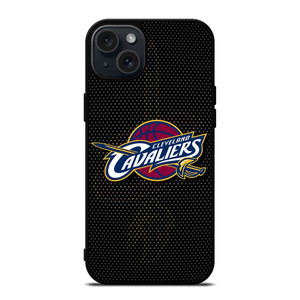 CLEVELAND CAVALIERS CARBON LOGO iPhone 15 Plus Case Cover CLEVELAND CAVALIERS CARBON LOGO iPhone 15 Plus Case Cover