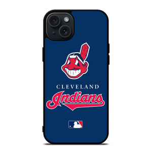 CLEVELAND INDIANS MLB TEAM iPhone 15 Plus Case Cover CLEVELAND INDIANS MLB TEAM iPhone 15 Plus Case Cover