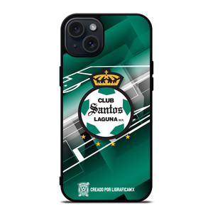 CLUB SANTOS LAGUNA FOOTBALL iPhone 15 Plus Case Cover CLUB SANTOS LAGUNA FOOTBALL iPhone 15 Plus Case Cover