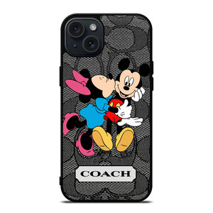 COACH MINNIE MICKEY MOUSE KISS iPhone 15 Plus Case Cover