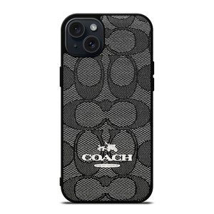 COACH NEW YORK CHARLIE SIGNATURE iPhone 15 Plus Case Cover COACH NEW YORK CHARLIE SIGNATURE iPhone 15 Plus Case Cover