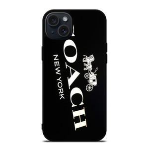 COACH NEW YORK LOGO 3 iPhone 15 Plus Case Cover