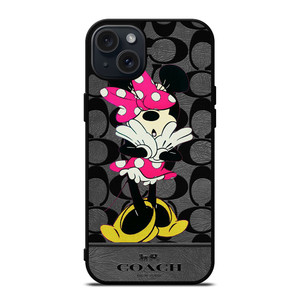 COACH NEW YORK MINNIE MOUSE iPhone 15 Plus Case Cover