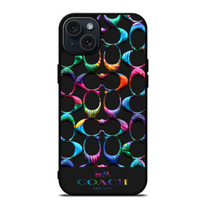 COACH NEW YORK RAINBOW 2 iPhone 15 Plus Case Cover