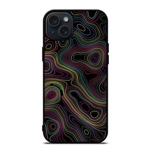COLORFUL ABSTRACT LINES iPhone 15 Plus Case Cover COLORFUL ABSTRACT LINES iPhone 15 Plus Case Cover