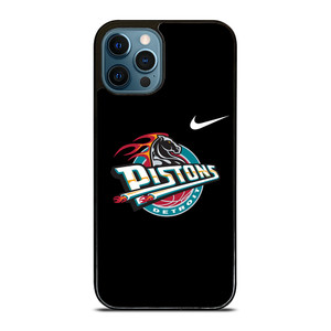 DETROIT PISTONS NIKE iPhone 12 Pro Max Case Cover DETROIT PISTONS NIKE iPhone 12 Pro Max Case Cover
