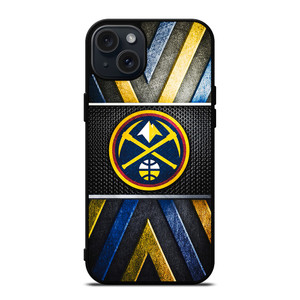 DENVER NUGGETS METAL LOGO iPhone 15 Plus Case Cover DENVER NUGGETS METAL LOGO iPhone 15 Plus Case Cover