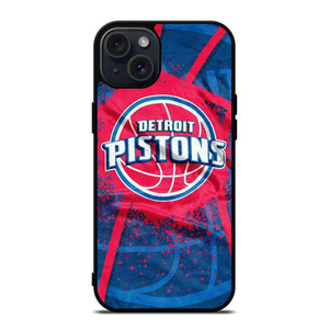 DETROIT PISTONS LOGO JERSEY iPhone 15 Plus Case Cover DETROIT PISTONS LOGO JERSEY iPhone 15 Plus Case Cover