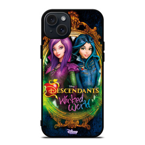 DISNEY DESCENDANTS WICKED WORD iPhone 15 Plus Case Cover DISNEY DESCENDANTS WICKED WORD iPhone 15 Plus Case Cover