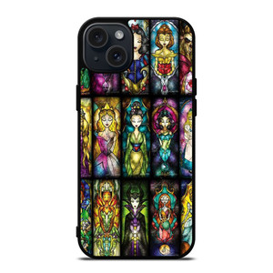 DISNEY PRINCESS STAINED GLASS iPhone 15 Plus Case Cover