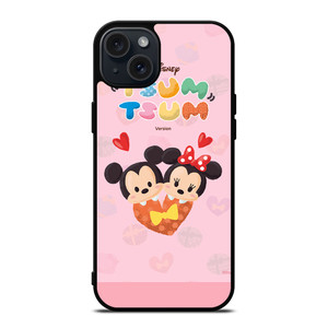 DISNEY TSUM TSUM MINNIE AND MICKEY MOUSE iPhone 15 Plus Case Cover DISNEY TSUM TSUM MINNIE AND MICKEY MOUSE iPhone 15 Plus Case Cover