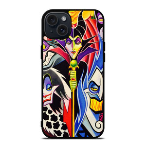 DISNEY VILLAINS CARTOON iPhone 15 Plus Case Cover DISNEY VILLAINS CARTOON iPhone 15 Plus Case Cover