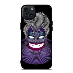 DISNEY VILLAINS URSULA FACE iPhone 15 Plus Case Cover DISNEY VILLAINS URSULA FACE iPhone 15 Plus Case Cover