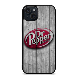 DR PEPPER WOODEN LOGO iPhone 15 Plus Case Cover