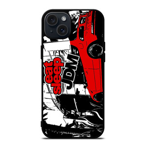 EAT SLEEP JDM ART iPhone 15 Plus Case Cover