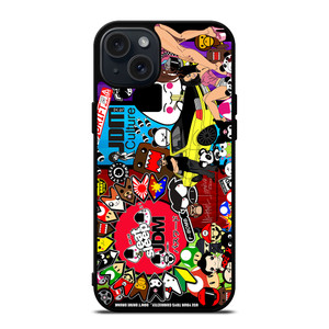 EAT SLEEP JDM COLLAGE iPhone 15 Plus Case Cover