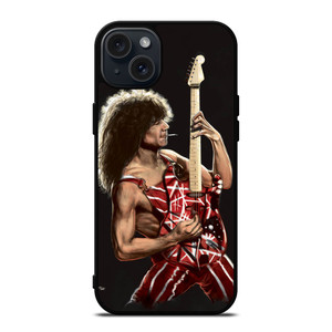 EDDIE VAN HALEN AND GUITAR iPhone 15 Plus Case Cover