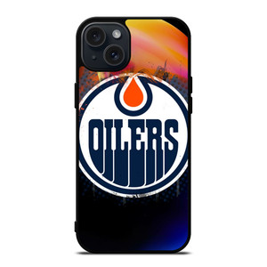 EDMONTON OILERS FIRE LOGO iPhone 15 Plus Case Cover