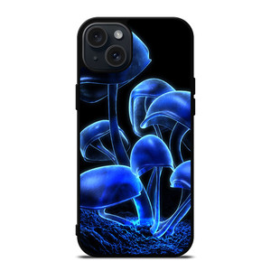 FANTASIA BLUE MUSHROOM iPhone 15 Plus Case Cover