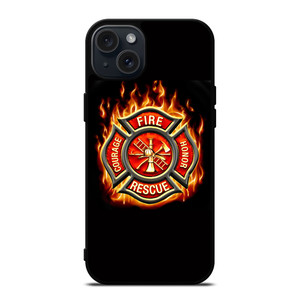FIREFIGHTER FIREMAN LOGO iPhone 15 Plus Case Cover FIREFIGHTER FIREMAN LOGO iPhone 15 Plus Case Cover