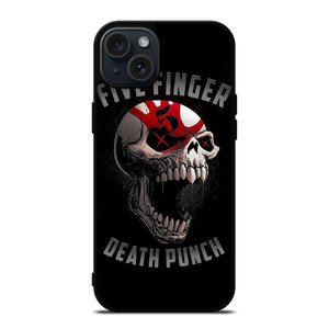 FIVE FINGER DEATH PUNCH SKULL iPhone 15 Plus Case Cover