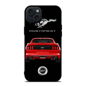 FORD MUSTANG GT RED CAR iPhone 15 Plus Case Cover