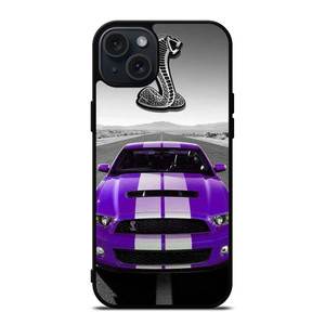 FORD MUSTANG SHELBY PURPLE iPhone 15 Plus Case Cover FORD MUSTANG SHELBY PURPLE iPhone 15 Plus Case Cover