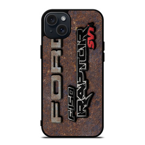 FORD RAPTOR METAL LOGO iPhone 15 Plus Case Cover FORD RAPTOR METAL LOGO iPhone 15 Plus Case Cover