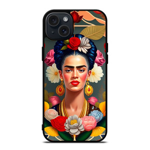 FRIDA KAHLO PAINTING FACE iPhone 15 Plus Case Cover