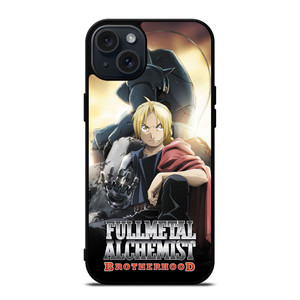 FULLMETAL ALCHEMIST BROTHERHOOD ANIME iPhone 15 Plus Case Cover