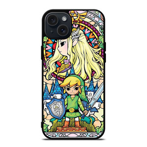 GAMES LEGEND OF ZELDA GLASS ART iPhone 15 Plus Case Cover