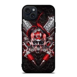 GEARS OF WAR ENGINE SKULL iPhone 15 Plus Case Cover GEARS OF WAR ENGINE SKULL iPhone 15 Plus Case Cover