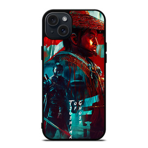 GHOST OF TSUSHIMA GAME ART iPhone 15 Plus Case Cover GHOST OF TSUSHIMA GAME ART iPhone 15 Plus Case Cover