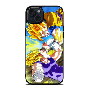 GOKU VS VEGETA DRAGON BALL Z iPhone 15 Plus Case Cover GOKU VS VEGETA DRAGON BALL Z iPhone 15 Plus Case Cover