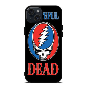 GRATEFUL DEAD LOGO BADGE iPhone 15 Plus Case Cover