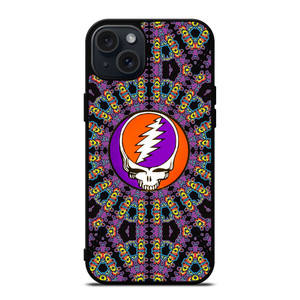 GRATEFUL DEAD PUPLE LOGO iPhone 15 Plus Case Cover