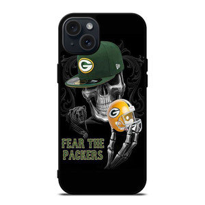 GREEN BAY PACKERS SKULL iPhone 15 Plus Case Cover