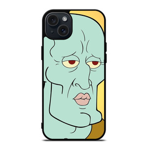 HANDSOME SQUIDWARD CARTOON iPhone 15 Plus Case Cover