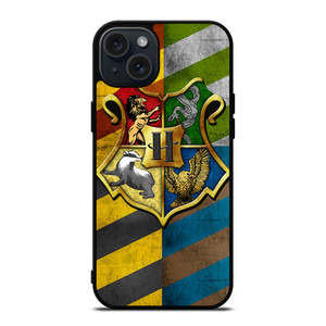 HARRY POTTER HOGWARTS SYMBOL iPhone 15 Plus Case Cover HARRY POTTER HOGWARTS SYMBOL iPhone 15 Plus Case Cover