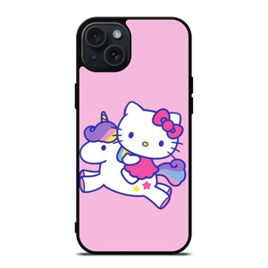 HELLO KITTY UNICORN iPhone 15 Plus Case Cover HELLO KITTY UNICORN iPhone 15 Plus Case Cover