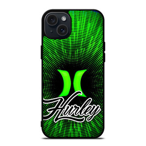 HURLEY LOGO GREEN iPhone 15 Plus Case Cover HURLEY LOGO GREEN iPhone 15 Plus Case Cover