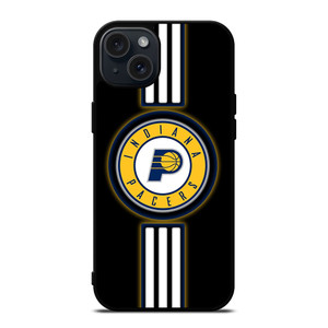 INDIANA PACERS STRIPE LOGO iPhone 15 Plus Case Cover