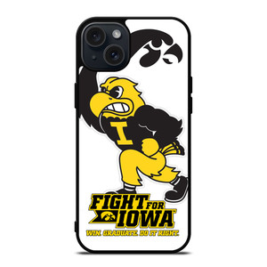 IOWA HAWKEYES MASCOT 2 iPhone 15 Plus Case Cover